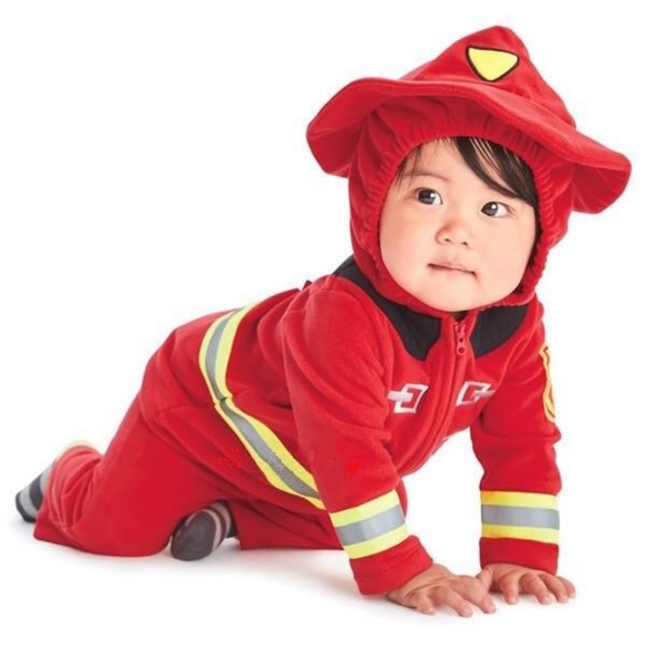 Carter's Other - NEW Carter’s Baby Firefighter Halloween Dress Up Costume Baby Size 6-9M OR 18M